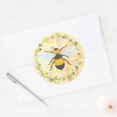 Sticker pour pot de miel de l'abeille (Enveloppe)