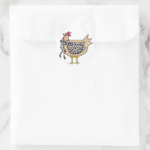 Sticker pour poulet du pays (Sac)
