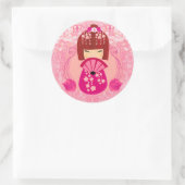 Sticker pour poupée Kokeshi (Sac)