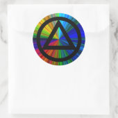 Sticker pour récupération circulaire et triangulai (Sac)