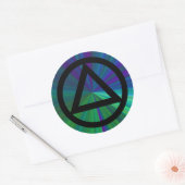 Sticker pour récupération circulaire et triangulai (Enveloppe)