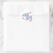 Sticker pour requin mignon - Design amusant inspir (Sac)