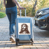 Sticker Pour sa triste passion - Portrait de Jésus (Valise Insitu)