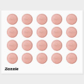 Sticker pour sceau de cire Rose Merci (Feuille)