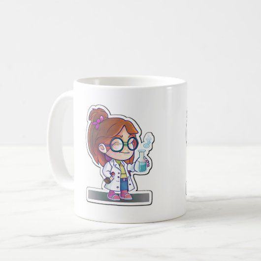 Sticker pour scientifique, Mug classique, 11 oz (Devant gauche)