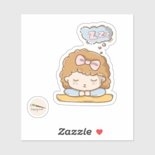 Sticker pour scrapbooking pour fille Kawaii
