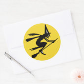 Sticker pour sorcière Halloween vintage (Enveloppe)