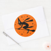Sticker pour sorcière Halloween vintage (Enveloppe)