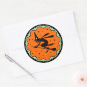 Sticker pour sorcière Halloween vintage (Enveloppe)