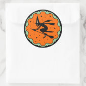 Sticker pour sorcière Halloween vintage (Sac)