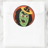 Sticker pour sorcière Halloween vintage (Sac)