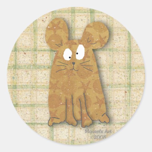 Sticker pour souris de pays (Devant)