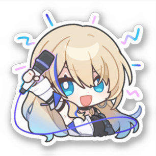 Sticker pour souris Honkai Star Rail Chibi Serval