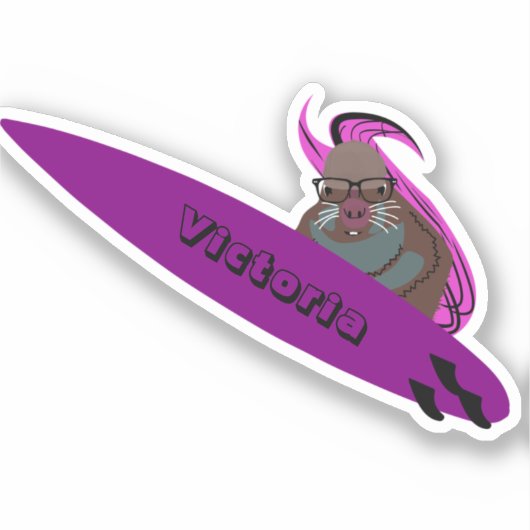 Sticker pour surf Naughty Squirrel #2251 (Recto)