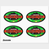 Sticker pour survivant de la classe Whimsical Engl (Feuille)