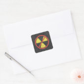 Sticker pour Symbole de Rayonnement Nucléaire (Enveloppe)