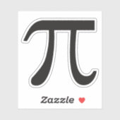 Sticker pour symbole Pi (Feuille)