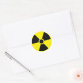 Sticker pour symbole radioactif (Enveloppe)