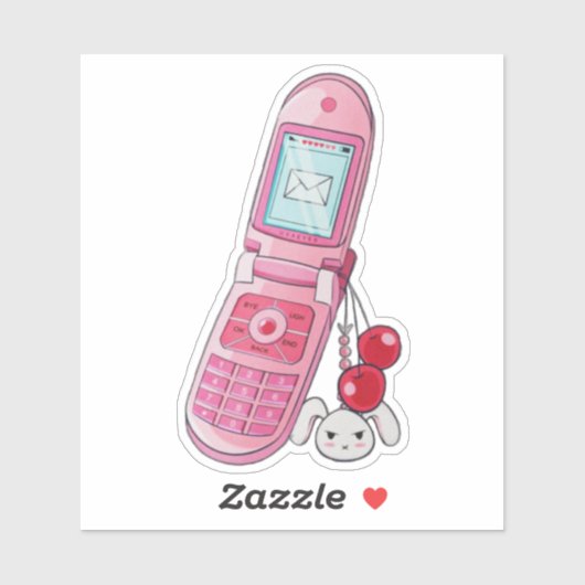 Sticker pour téléphone portable (Feuille)