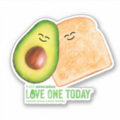 Sticker pour toast Avocado (Devant)