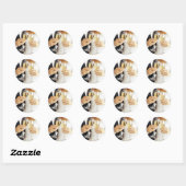 Sticker pour toast mariage (Feuille)