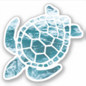 Sticker pour tortue de mer (Devant)