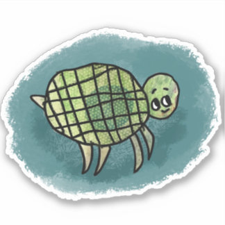 Sticker pour tortue de mer