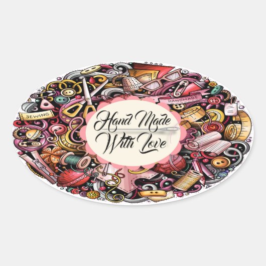 Sticker pour Tricot à coudre pour l'artisanat (Devant)