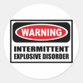 Sticker pour TROUBLES EXPLOSIFS INTERMITTENTS (Devant)