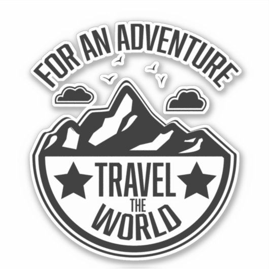 Sticker Pour une aventure (Devant)