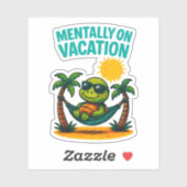 Sticker pour vacances (Feuille)