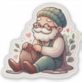 Sticker pour ventilateur tricot mignon (Devant)