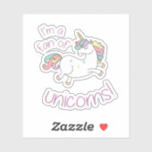 Sticker pour ventilateur Unicorne (Feuille)