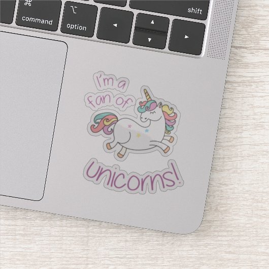 Sticker pour ventilateur Unicorne (Détail)
