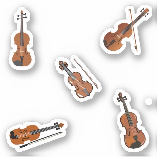 Sticker pour violon (Devant)