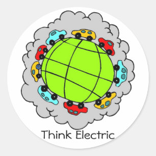 Sticker pour voitures électriques