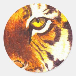 Sticker pour yeux de tigre