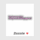 Sticker Pourquoi se concentrer sur une chose ? Cerveau TDA (Feuille)