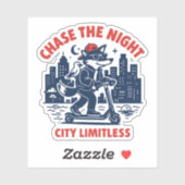 Sticker Poursuivre la Nuit (Feuille)