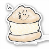 Sticker Pousse de crème (Devant)