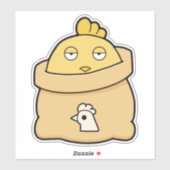 Sticker Poussette, sac complet (Feuille)