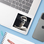 Sticker Poussière de marbre (Ordinateur portable avec iPhone)