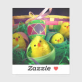 Sticker Poussins de Pâques (Feuille)