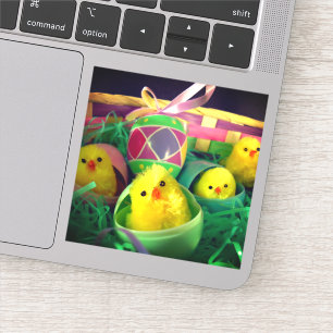 Sticker Poussins de Pâques