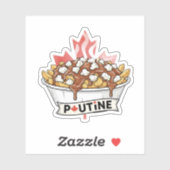 Sticker Poutine (Feuille)