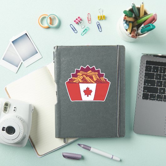 Sticker Poutine canadien (Couverture iPad)