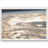 Sticker Poutres De Soleil Au Large De L'Océan Atlantique (Devant)