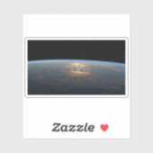 Sticker Poutres Sunglint Au Large D'Un Pacifique Sud En Pa (Feuille)