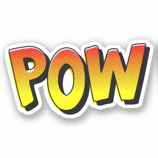 Sticker Pow (Devant)
