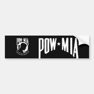 Sticker POW MIA